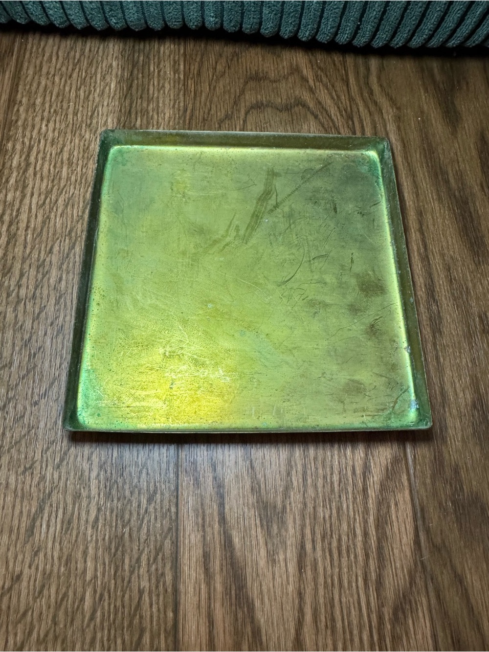 Brass Decorative Square Tray